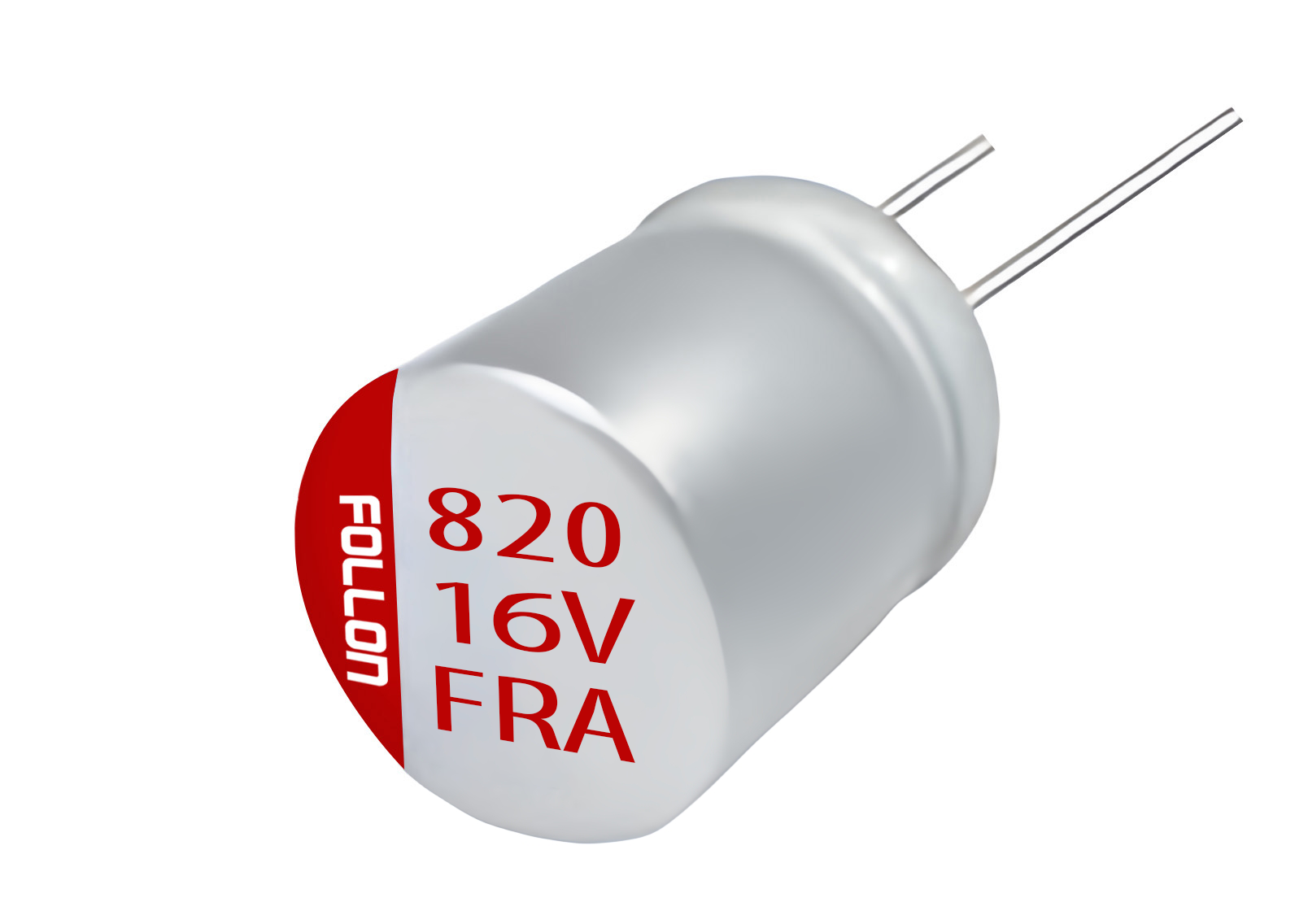 EFRA016BK821M0812 富隆直插固态电解电容 16V 820uF ±20% 8*12 2000H